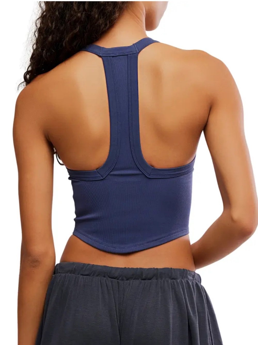 Free People All Clear V-Neck Racerback Tank NWT - Picture 2 of 8